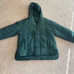 Stoic Quilted Pullover Hoodie Green Women’s Size Large